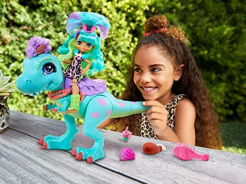 Rockelle Doll Y Tyrasaurus Dinosaur Pal Playset Accesor...