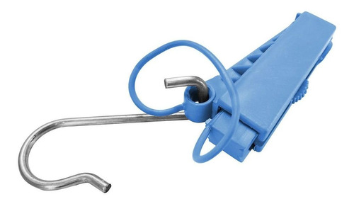 Imagem 3 de 5 de Esticador Cabo Drop Óptico Abertura Lateral 100 Pç Azul