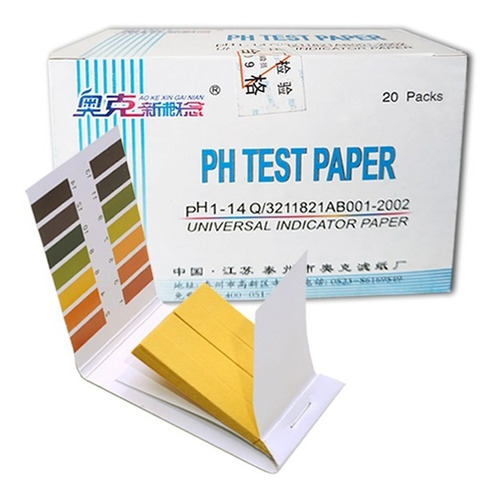 Papel Ph 1 Caja De 20 Packs Por 80 Tiras /u Medidor Phimetro