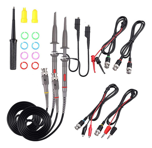 Sonda De Osciloscopio Universal Con Kit De Accesorios 100 Mh