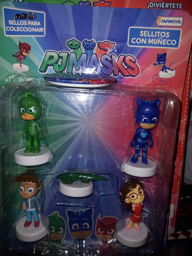 Pj Masks Heroes En Pijamas, Revista+sellos+regla+pin