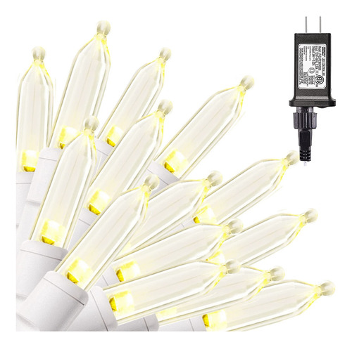 Meteds Luz Blanca Navidad Para Exterior Led Pie Modo Cable