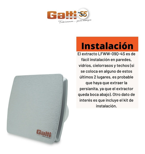 Extractor De Aire Baño/cocina 4 (10 Cm) Con Persiana Platil