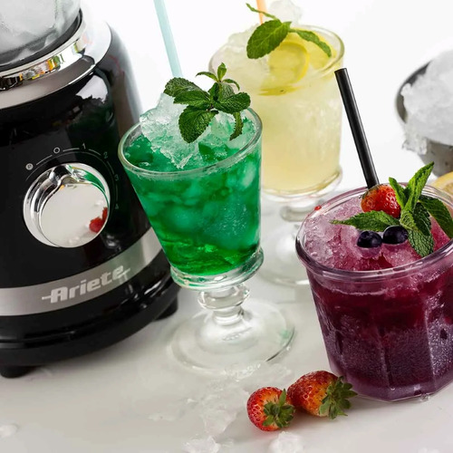 Liquidificador Ariete Moderna Copo De Vidro 1,5l Preto 127v