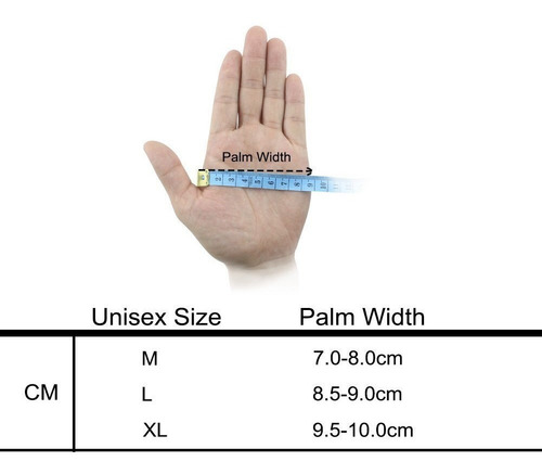 Imagen 5 de 6 de Guantes Moto Tipo Neopreno Con Touch Y Cierre Nuevo Negro