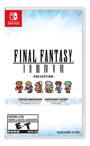 FINAL FANTASY COLLECTION: PIXEL REMASTER (Edição de Aniversário) (Nintendo Switch)