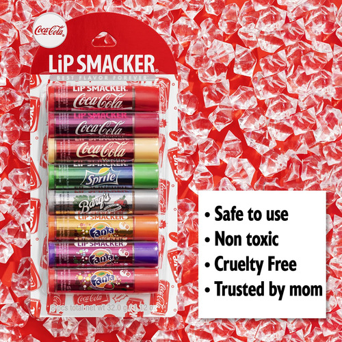 Lip Smacker Coca-cola Set 8 Piezas Bálsamo Labial Hidratante