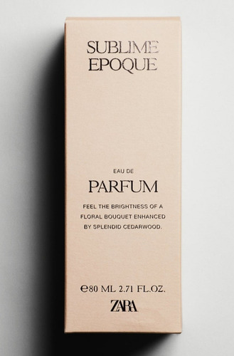 Zara Sublime Epoque Edp 80 ml