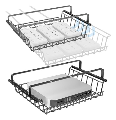 Estante De Almacenamiento Para Debajo Del Escritorio, 2 Paqu