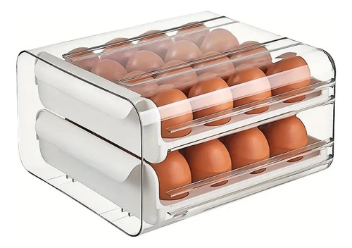 Xing Huevera De Almacenamiento De 2 Capas Para Refrigerador