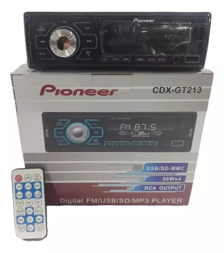 Reproductores para carros Pioneer bluetooth Mp3 Usb radio control