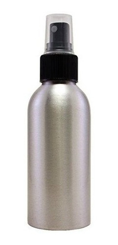 Botella De Aluminio De 4 Fl Oz Con Tapon De Pulverizacion 