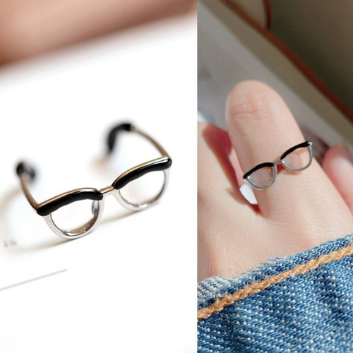 6 Pcs Gafas En Los Dedos, Anillos Divertidos