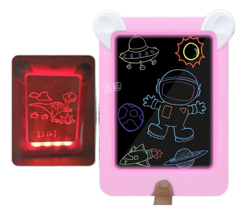 3d Graffiti Pad Led Luminoso Dibujo Tablero Juguete Regalo