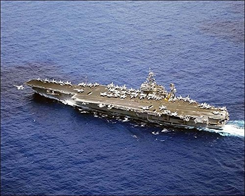 Uss Kitty Hawk Cv 63 photo Print De Haluro & F-18 hornet Lan