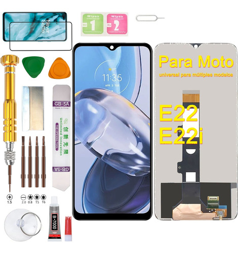 Pantalla Para Motorola Moto E22i E22 Xt2239-9/17 Display