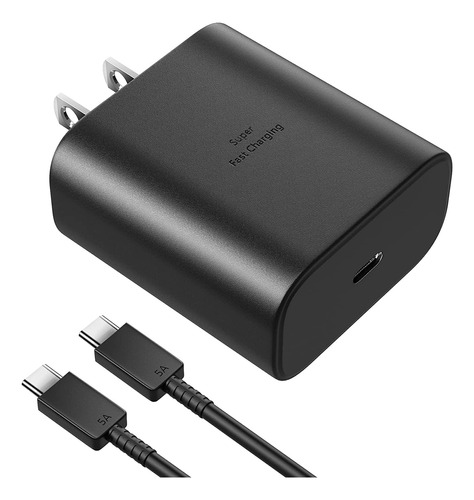 Cargador Rápido Usb C De 45w Para Samsung Galaxy Cable De