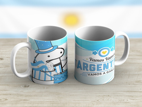 Plantillas Para Tazas Argentina Flork Mundial Qatar P42