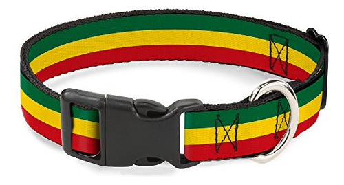 Buckledown Pcw21802nl Rasta Collar De Clip De Plástico Rasta