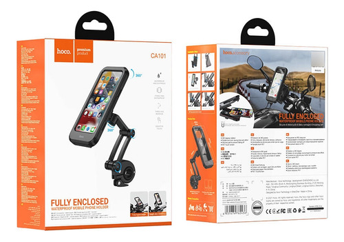 Soporte Estuche Bici / Moto Resistente Al Agua Hoco Ca101