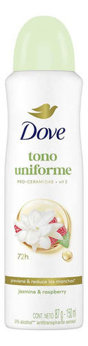 Desodorante Dove Tono Uniforme Spray Jasmine & Raspberry 150ml