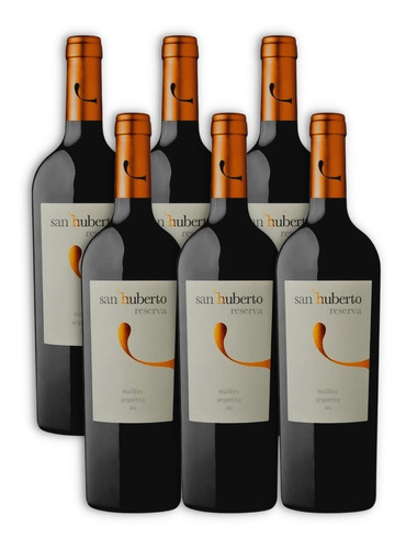 San Huberto Reserva Vino Malbec Caja X6u 750ml La Rioja