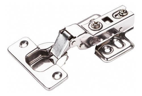 Imagem 1 de 3 de Kit 05 Dobradiças Curva Amortecedor 35mm Armários Porta