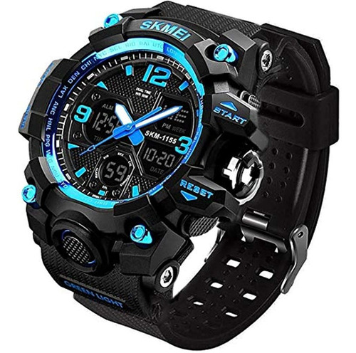 Lymfhch Reloj Deportivo Analógico Para Hombre, Led Reloj Dig