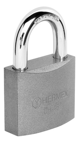 Candado De Hierro Macizo Seguridad Aro 38mm Truper Hermex