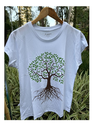 Camiseta Viscose De Bambu Árvore Da Vida Bamboo World