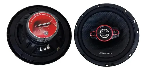 Parlantes Para Auto 6,5 Pulgadas 600w 4 Vías Maverick 10650 Color Negro