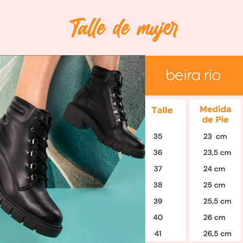 Botinetas Beira Rio Mujer Berta Confort Elastico Ajustable