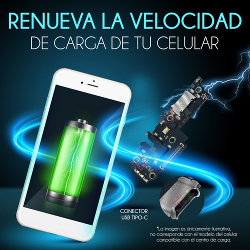 Flex Flexor Centro De Carga Compatible Con Oppo A72 4g
