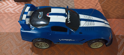 Carro De Radio Control Dodge Viper Gtsr De Tyco Rc Azul Capitán América (Usado)