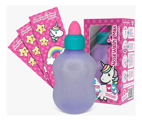 Nosewash Max Unicórnio Dispositivo P Lavagem Nasal Infantil