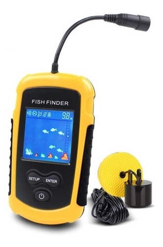 Sonar De Pesca Localizador De Peces Ecosonda Portatil 100m