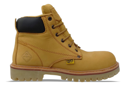 Bota Industrial Con Casco De Acero Pma