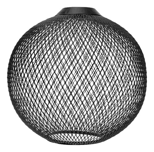 Lámpara Colgante De Metal, Cubierta De Luz Negro Negro