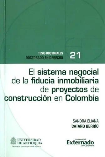 Libro Original El Sistema Negocial De La Fiducia Inmobiliari