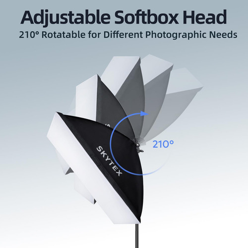 Kit De Iluminación Softbox Fotografía Continua Con Caja 50 X