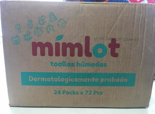 Imagen 2 de 3 de Toallitas Húmedas Mimlot Para Bebés