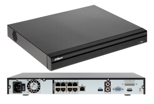 Nvr 8 Ch 4k 128m 8 Poe H265 2 Sata Nvr4208-8p-4ks2/l Dahua