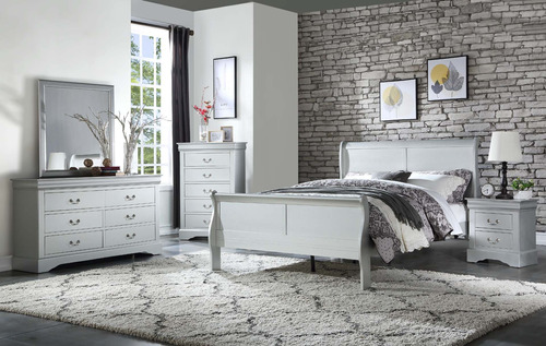 Cama Queen En Madera En Metal Por Acme Furniture