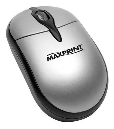 Mouse Maxprint  605275 prata e preto