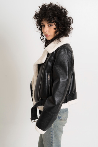 Campera Gamulan Ecocuero Importada Premium I Am