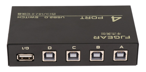 Conmutador De Selector De De Manual Usb 4ports Para Escáner