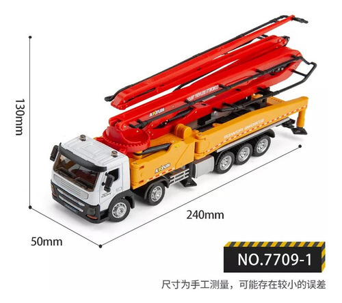Camión Bomba De Cemento Para Concreto De Simulación D [u] 