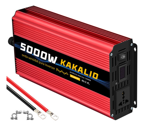 Inversor De Tensão 5000w Onda Senoidal 12v 220v Conversor