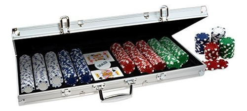 Set Poker Profesional 500 Fichas 11,5gr + Maleta Aluminio