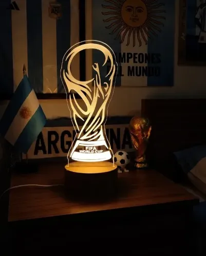 Velador LED Mundial 2026 USB